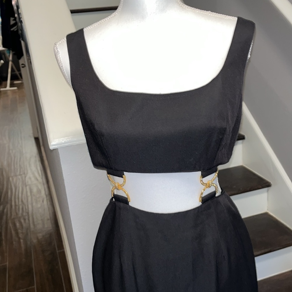 Geary Roark Kamisato Black Cocktail Dress. Sexy & Chic,Great for the Holidays 10